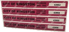 Garbage Bag Tags