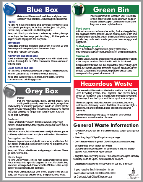 Recycling Info Sheet